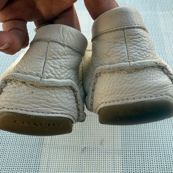 Coach Amber Ivory Leather women’s size 9B Slip-On Loafers - Picture 5 of 9